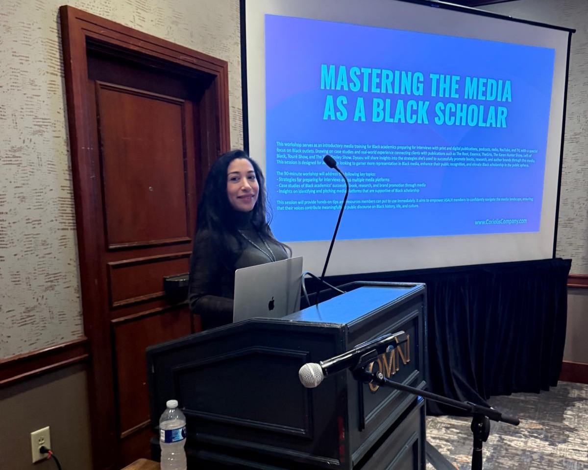 Nanda Dyssou at the Association for the Study of African American Life and History (ASALH) Conference 2025